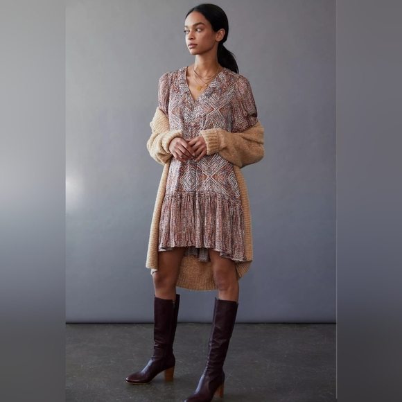 Anthropologie Sabia Flounced Tunic Dress - Picture 5 of 13